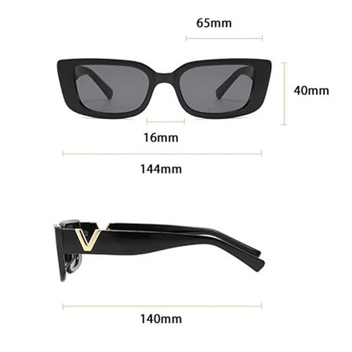 Image of Dervin UV Protected Cat Eye Retro Sunglasses for Women