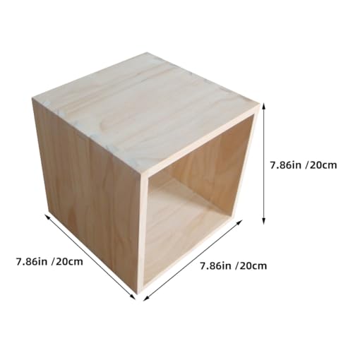 Boîte de rangement en bois massif avec assemblage d'exception en queue d'aronde - 3