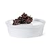 G.E.T. CB-1035-W White 10.25" Round Cabana Box Set - 6 / CS