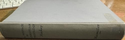 A preface to Christian theology B0007EI89O Book Cover