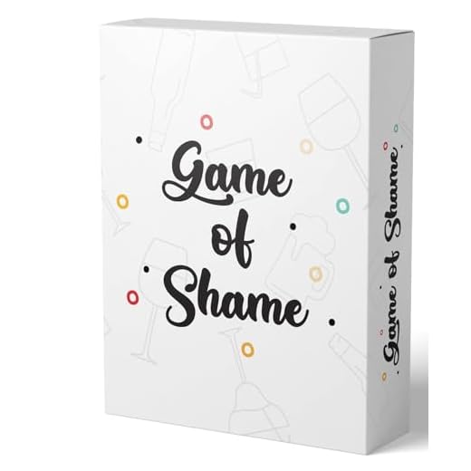 Game of Shame® - Das Trinkspiel, das Eure Geheimnisse enthüllt - Partyspiel - für Erwachsene - Saufspiel - Kartenspiel - Wahrheit oder Pflicht - Wer würde eher