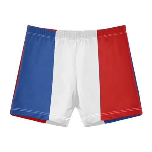 France Flag French Flag Icon Boys Swim Trunks Kid's Swim Pants Swim Shorts Bathing Suit Swimsuit Swimwear Multicolor