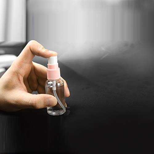 Exceart 6 frascos de spray vazios de plástico pequeno recarregável frascos de pulverização de névoa