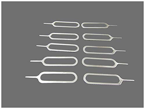 Sim Card Tray Pin Eject Removal Tool - LeBeila Simcard Ejector Opener Needle for Most Smartphone Brands, Apple Ipad, Samsung Galaxy, HTC, Huawei, iPhone 3G 3GS 4 4S 5 5C 5S 6 6s 7 7S 8 Plus (10)