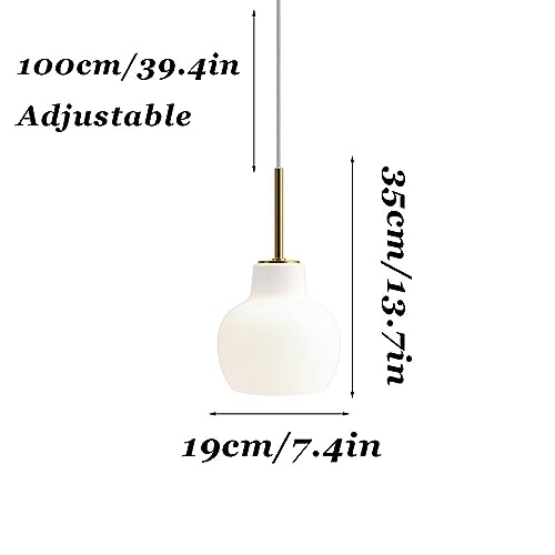 Lámpara de techo con decoración rural moderna y bombilla retro E27 4