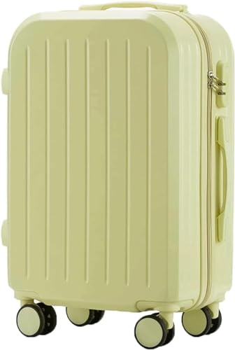 Trolley portatile da 55,9 cm, con ruote universali e serratura con password, comoda valigia da viaggio per uomini e donne, design leggero ed elegante, 66 cm, A