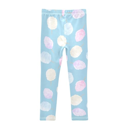 ZZKKO Girls Leggings Sweet Cotton Candy Toddler Girls Clothes Leggings for Girls Toddler Girls Leggings 3-4T2