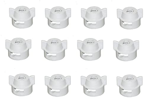 Pack of 12 - Quick TeeJet White Nylon Cap for Flat, TP Standard & XR Style Tips Farmer Bob's Parts CP25609-2-NY