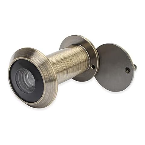 Copper Door Viewer with Privacy Cover Cover