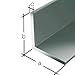 Produktbild GAH-ALBERTS Winkelprofil 20x1,5 mm Aluminium 1m, Messing eloxiert