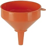 PRESSOL Kunststofftrichter mit Messingsieb Durchmesser , 1 St&uuml;ck,2366017, 200/24,5 mm, Orange