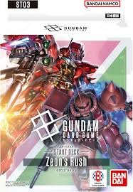 Gundam Card Game Starter Deck - Zeon's Rush (ST03) - 50 Cards