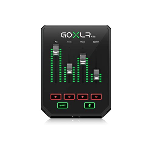Mini Mischpult TC Helicon GoXLR MINI für Online-Broadcast