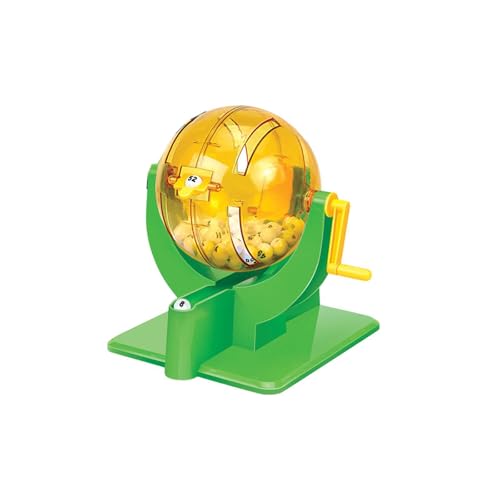 QLECXZI Máquina de Bingo con 75 Bolas. Excelente opción para Fiestas. CREA emoción y diversión en reuniones. Juego de Bingo de 75 Bolas para Fiestas y