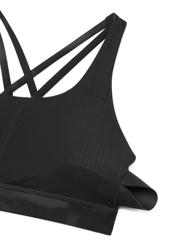 Image of CRZ YOGA Naked Feeling Strappy Sports Bras | Medium Support, Removable Pads, Yoga, Sleek, Scoop Neck, for Women