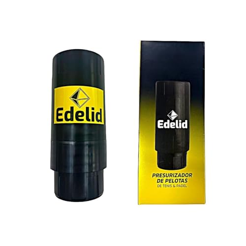 Edelid, presurizador Pelotas Padel, Tenis y Frontenis. Mantén la presion de Tus Bolas en Cada Golpe de Pala y Raqueta. Alta Durabilidad, Accesorio económico, Ligero, Sencillo y eficiente