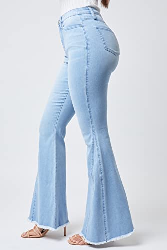 YMI Womens Repreve W/Lycra Gigi HIGH Rise Extreme FIT & Flare, L02, 11 Blue3