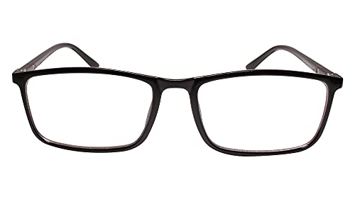 Cool Trendy Casual Slick Design Rectangle Clear Lens Glasses