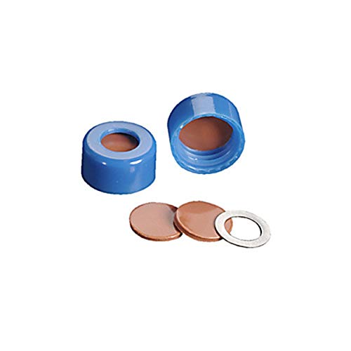 Bouchons à vis 9 mm FEP caoutchouc naturel vert en étain 09-0020GT contre fuites flacons