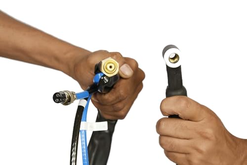 Image of 18V Water-Cooled TIG Welding Torch for 300-400 Amps Machines | Industrial Heavy-Duty Torch