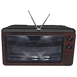 HOMOBABE スマホ画面拡大鏡 レトロスル スクリーン拡大器 携帯電話対応 映画鑑賞用スマートフォン用視覚拡大器 贈り物になビンテージ