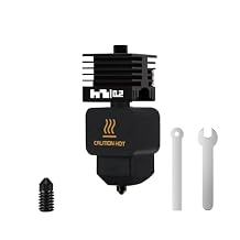 H2D Combo High Flow Hotend Support High Precision and High Temperature Extrusion Print Head for Bambu Lab H2D Combo/H2D Laser/A1/A1MINI with 2PCS Hardened Steel Nozzles 0.2MM