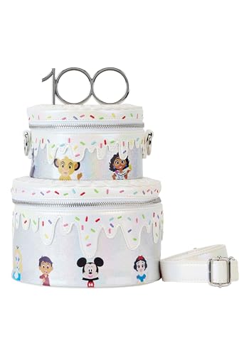 Loungefly Disney 100 Celebration Cake Crossbody Bag Disney 100