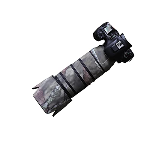 COMEOXO Lens Cover Camouflage Stretch Fabric Camera Rain Cover  for CANON EF 70-200mm F / 2.8 L IS III USM Lens Protection Sleeve （Color: # Pine Tree Camouflage ）