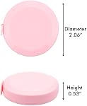 2PCS Measuring Tape for Body,Soft Tape Measure for Body Sewing Fabric Tailor Cloth Craft Measurement，60 Inch/1.5M Retractable Dual Sided Measure Tape Set (Pink)