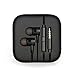 Produktbild tomaxx Kopfhörer Headset in Ear Kompatibel mit Apple iPhone 6 6S Plus 7 7 Plus, Samsung S10 S10e Plus, Motorola G7 Play Power Plus One, Nokia, Honor, Huawei P30, Lite, Pro, LG, OnePlua 6, 7 in schwarz