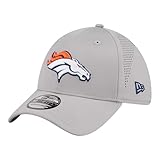 New Era Men's Gray Denver Broncos Perforated 39THIRTY Flex Hat