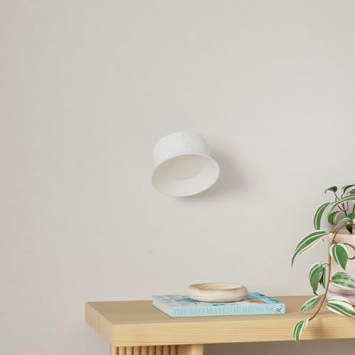 Image of Wall Lights,LED Wall Sconces Set of Two with 3200mAh Rechargeable Battery 3 Colors Brightness Dimmable Touch and Remote Control,Cordless Wall Mounted Reading Lamp Light for Home Bedroom,White 2 Pack