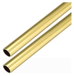 Hlhlh Messingrohr 5.5mm x 0.2mm x 500mm 2St