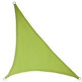 LyShade 12' x 12' x 17' Right Triangle Sun Shade Sail Canopy (Lime Green) - UV Block for Patio and Outdoor