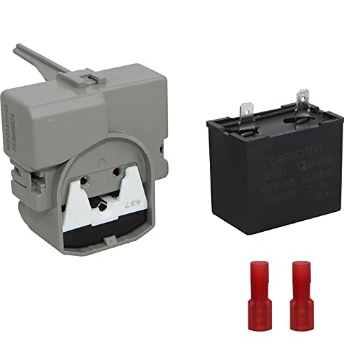 2319792 W10197428 W10189190 TSD2 Refrigerator Start Device Combination W10662129 Capacitor for whirlpool kenmore electrolux Refrigerator Freezer Compatible with 241527803 241941003 2255198 PS11740412