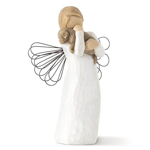 EHDWXVZM 1 pezzo di ornamento d'angelo, statua in resina d'angelo, ornamento micro paesaggistico da tavolo, decorazione dal design creativo, decorazione del giardino e della casa