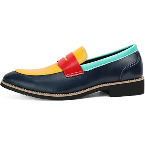 Men's Dress Loafers Comfortable Business Casual Slip-On Office Everyday Walking Driving Shoes2