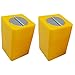 minkissy 2pcs Multipurpose Simple Disposal Device Shop Used Mini Dispenser Home Disposable Container Office Case Blades Storagement Blade Barber Old Safe Sharps Tool Yellow Bank Safety