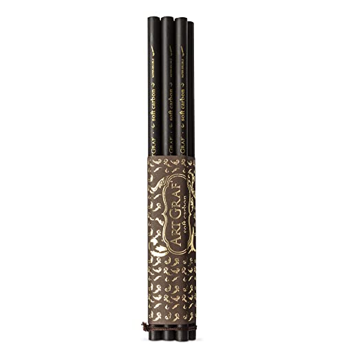 Viarco ArtGraf Lápiz Carbono Suave Pack 6 miniatura 1
