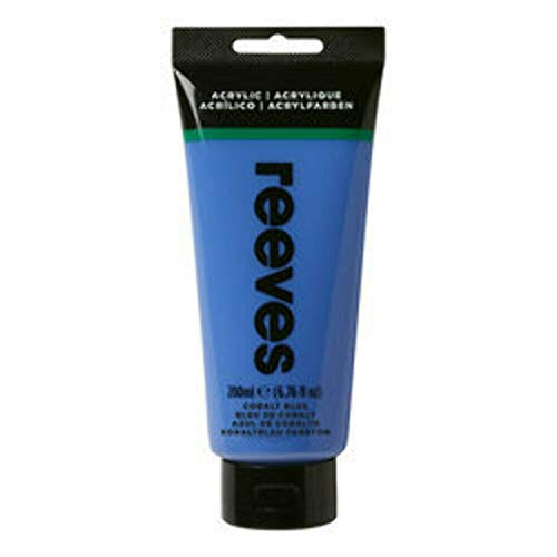 Reeves Colore Acrilico 200ml - Blu di Cobalto