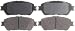 ACDelco 14D906ACH Advantage Ceramic Front Disc Brake Pad Set