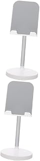 Gatuida 2 Peças Suporte De Celular Suporte De Celular Para Mesa Suporte De Tablet Para Mesa De Montagem Em Carro Suporte De Celular Para Mesa Ajustável Suporte De Celular De Mesa Suporte