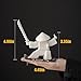EAEMDY Samurai Figure Figurine Japanese Warrior Statue Decor for Table Room, Incense Holder for Stick Burner Incense Stick Holder, Kongfu Tea Pet Decoration (1.White B+C)