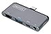 Produktbild DIGITUS USB 3.1 Gen1 Typ-C Tablet Dockingstation 4-Port - HDMI, Power-Delivery USB-C, USB 3.0 Typ-A, 3.5mm Klinke - Grau