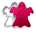 3D Ghost Cookie Cutter with Imprint for Halloween Baking, 3
