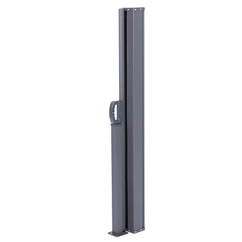 Tyenaza Toldo retrátil para uso ao ar livre, para-sol, suprimentos para jardim, varanda, pátio, escr