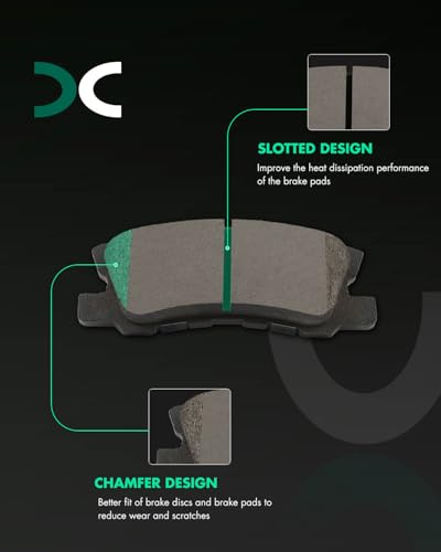 Image of SCITOO D866 D868 Front Ceramic Rear Ceramic Brake Pad Sets For 200 | For Chrysler For Cirrus For Sebring,For Dodge For Avenger,For Jeep For Compass For Patriot,For Mitsubishi For Lancer