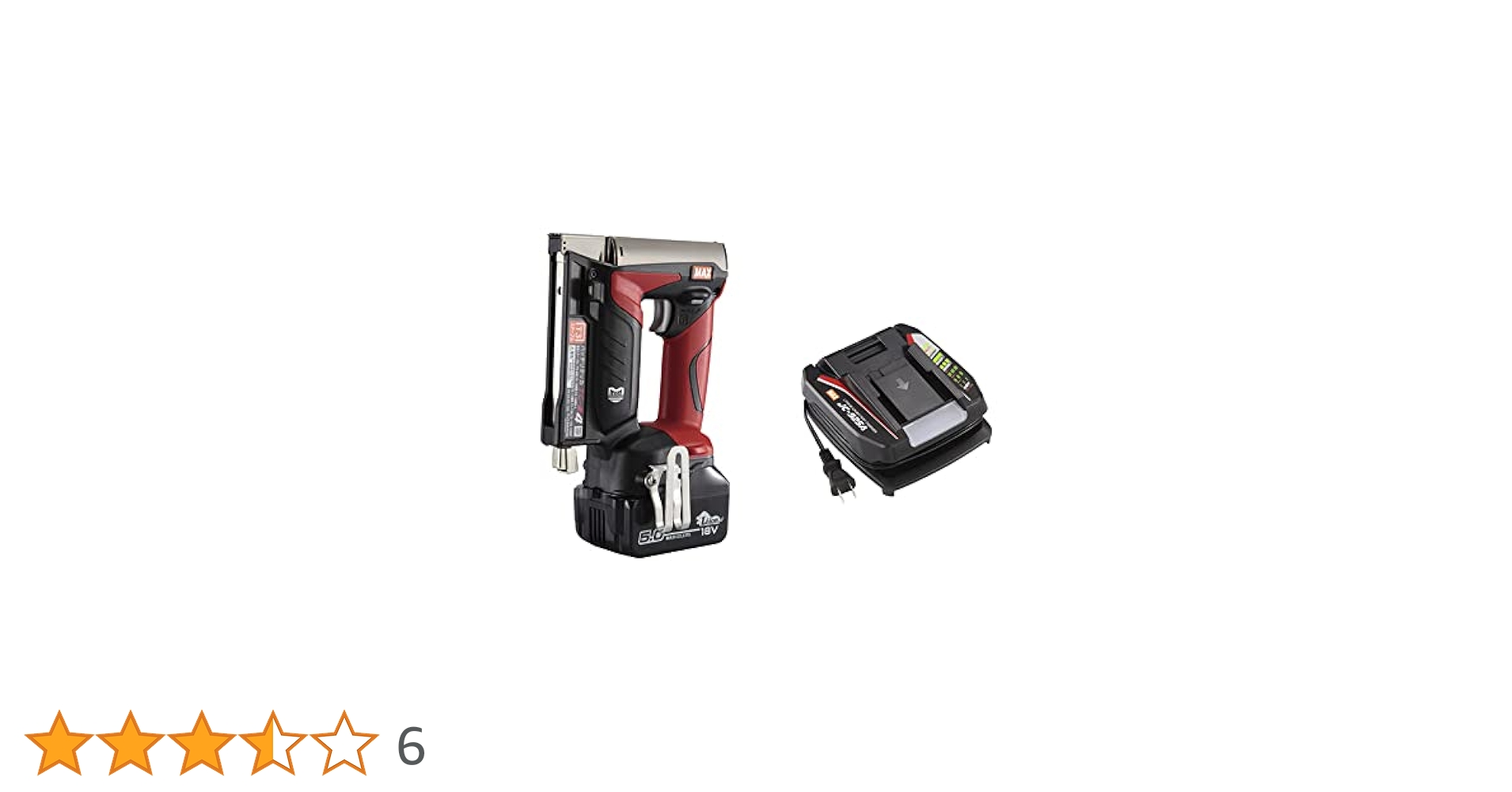 Amazon | マックス(MAX) 充電式タッカ バッテリタッカ (充電器