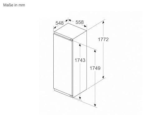 Siemens Réfrigérateur 1 porte intégrable à glissière 54.1cm KI82LNSE0 - vue 5