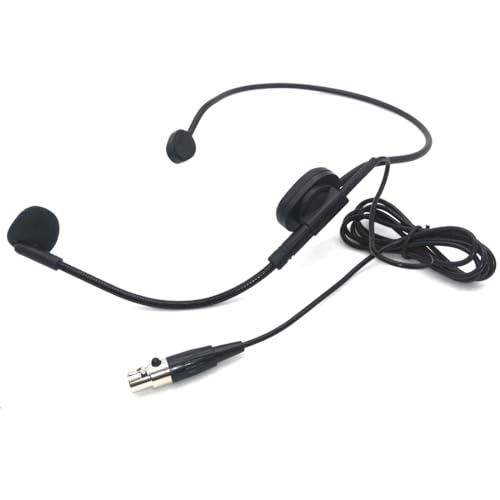 PALPEAL XLR 3PIN Headset Microphone for AKG Samson Bodypack (Headworn Microphone)